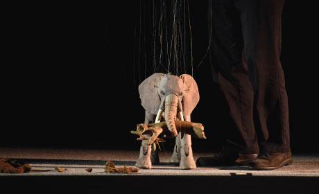 Elephant puppet